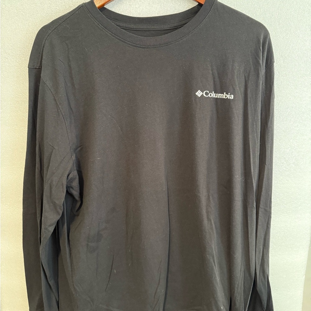 Columbia Black Long Sleeve Tee